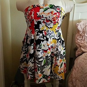 Forever 21 Plus Tropical Print mini dress